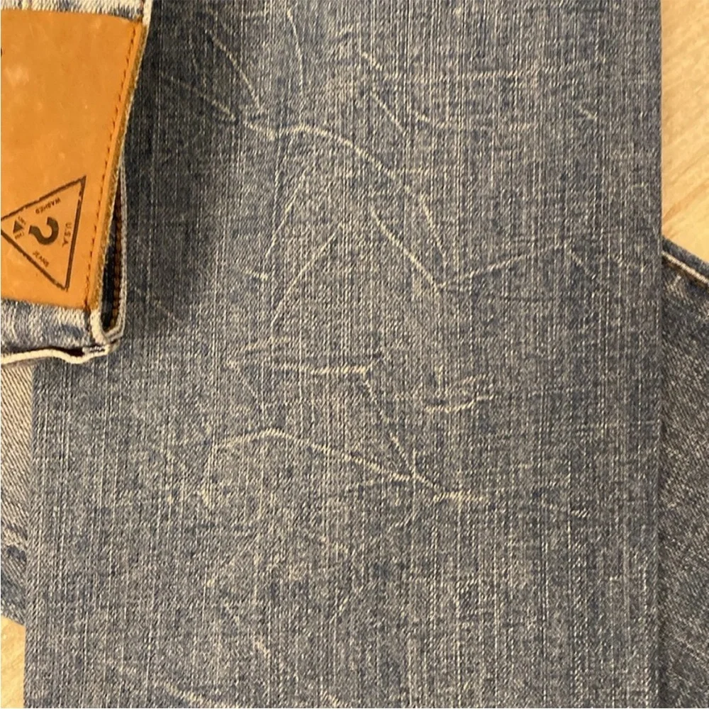 MEN-GUESS Classic Blue Men's Jeans slim straight 32x30 Vintage